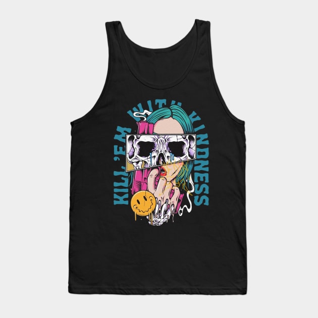 scary woman Tank Top by Jenastudiodesign